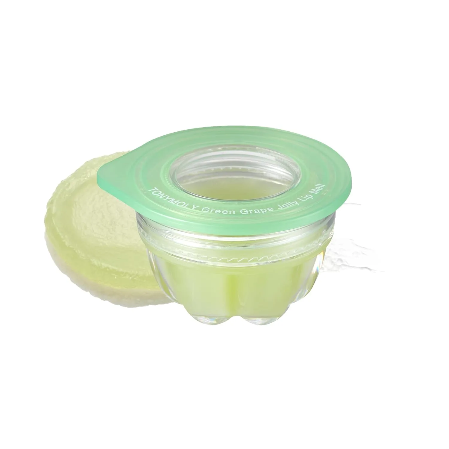 TONYMOLY Jelly Lip Melt, увлажняющий, питательный бальзам для губ, зеленый виноград, 0,31 унции., Green Grape