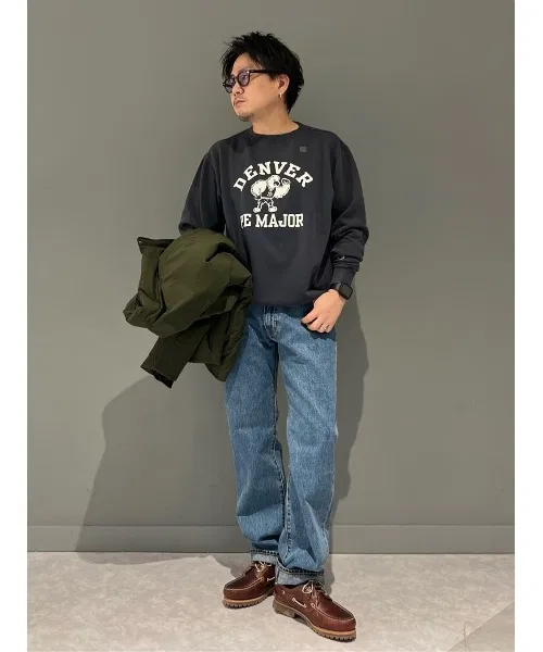 【Levi's】"555" Свободные прямые джинсы — фото 4