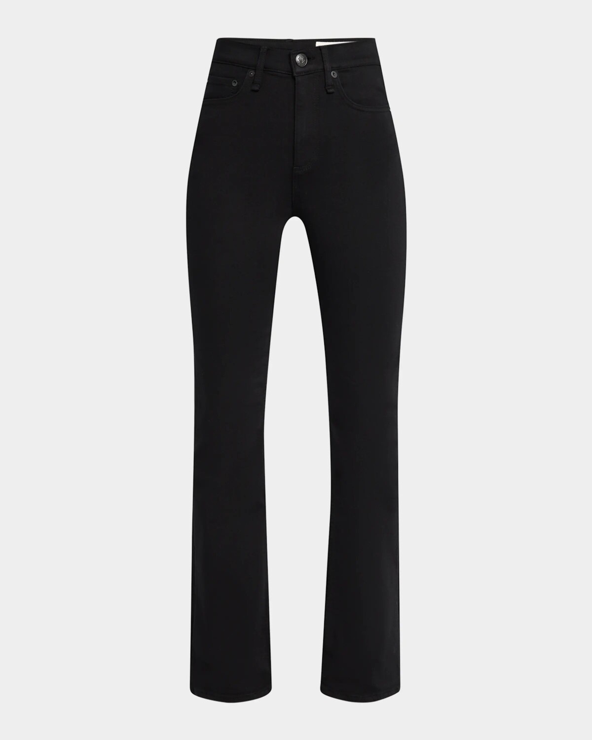 

Джинсы Flexi Peyton с завышенной талией Rag & Bone, черный