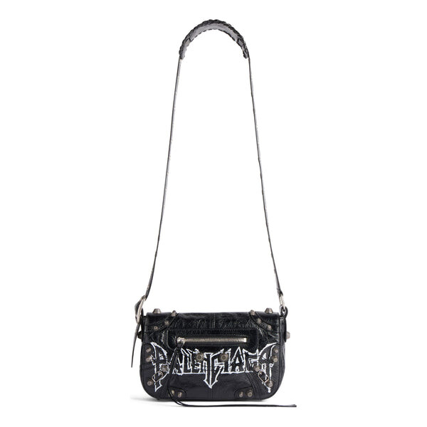 

Сумка le cagole xs flap bag diy metal 'black' Balenciaga, черный