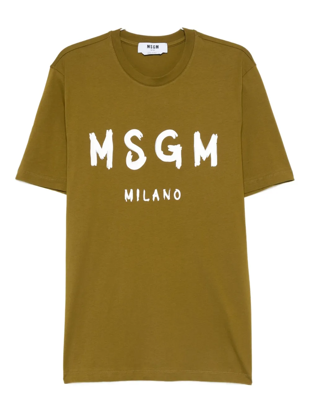 

Футболка с логотипом MSGM, зеленый