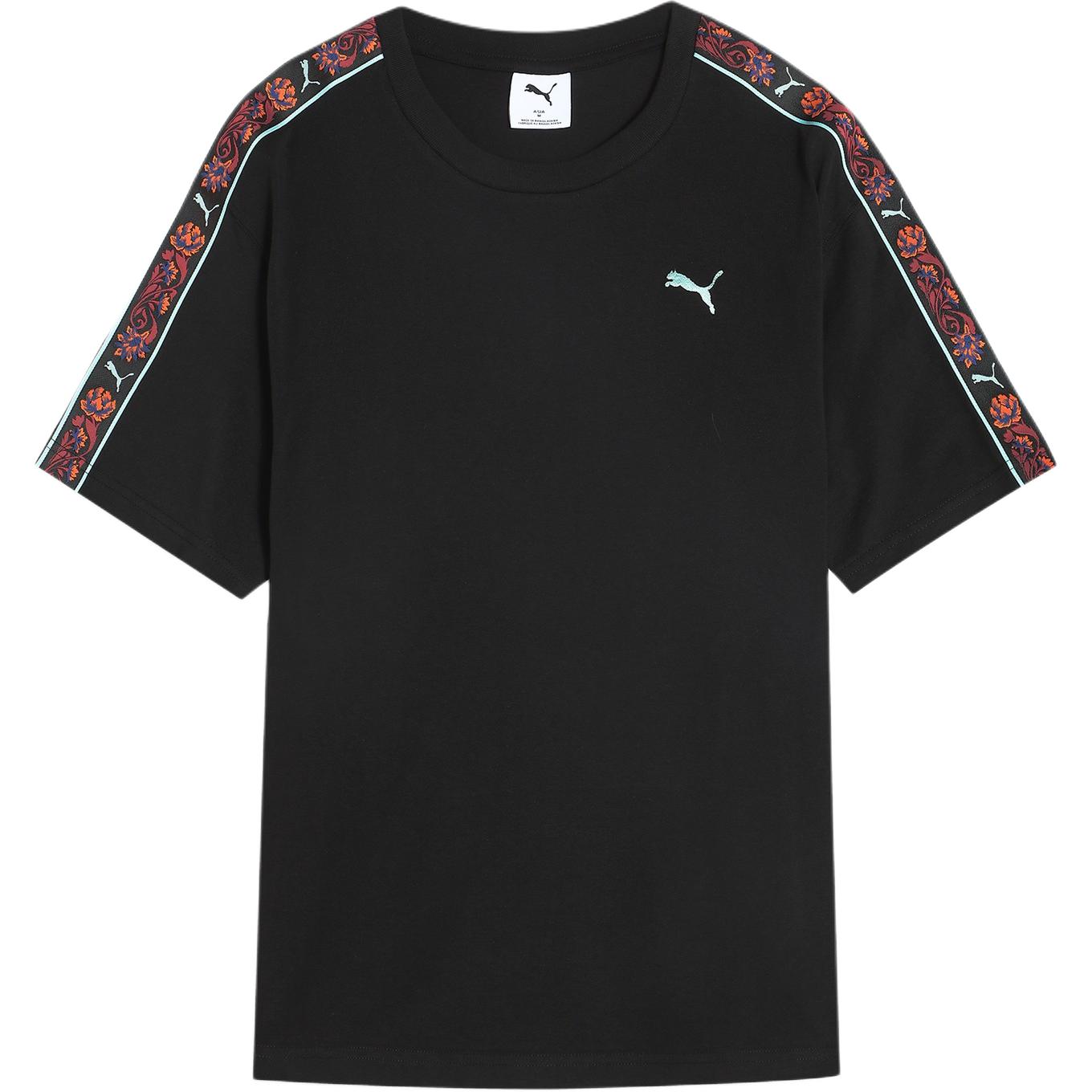 

FloralRELAXED SS25 Футболка Мужская Черная 01 PUMA, черный