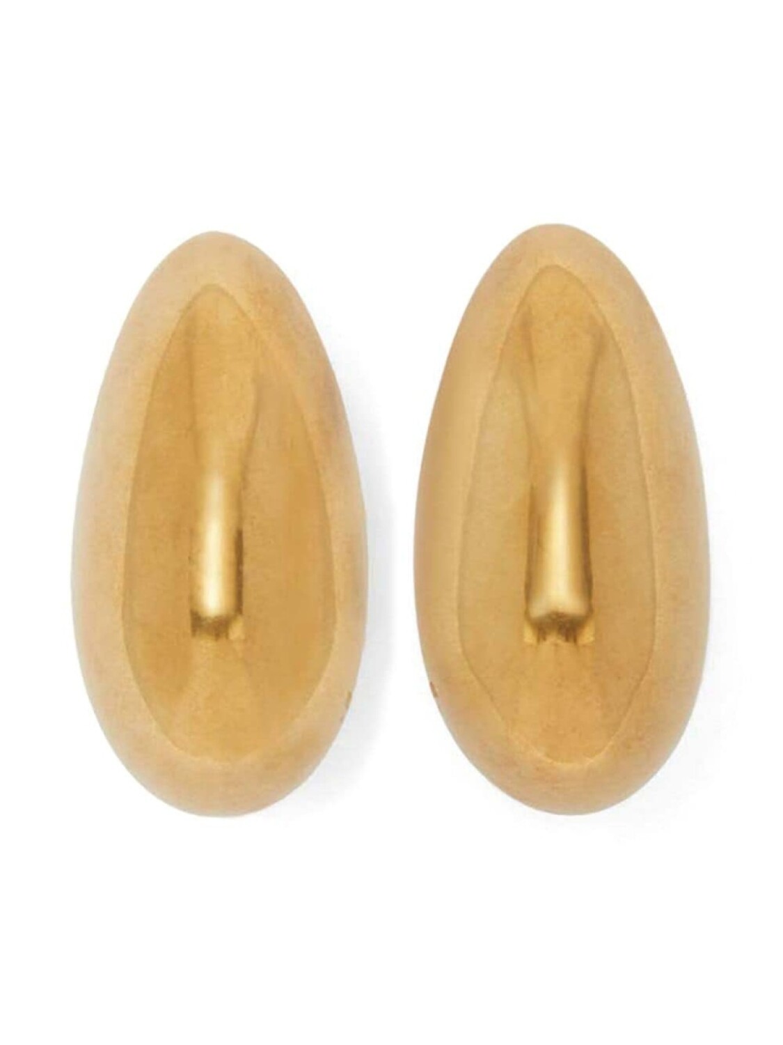 

Овальные серьги Jil Sander, желтый