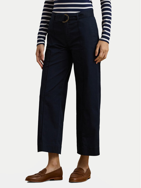 

Широкие брюки-кюлоты 200876606005 Lauren Ralph Lauren, синий