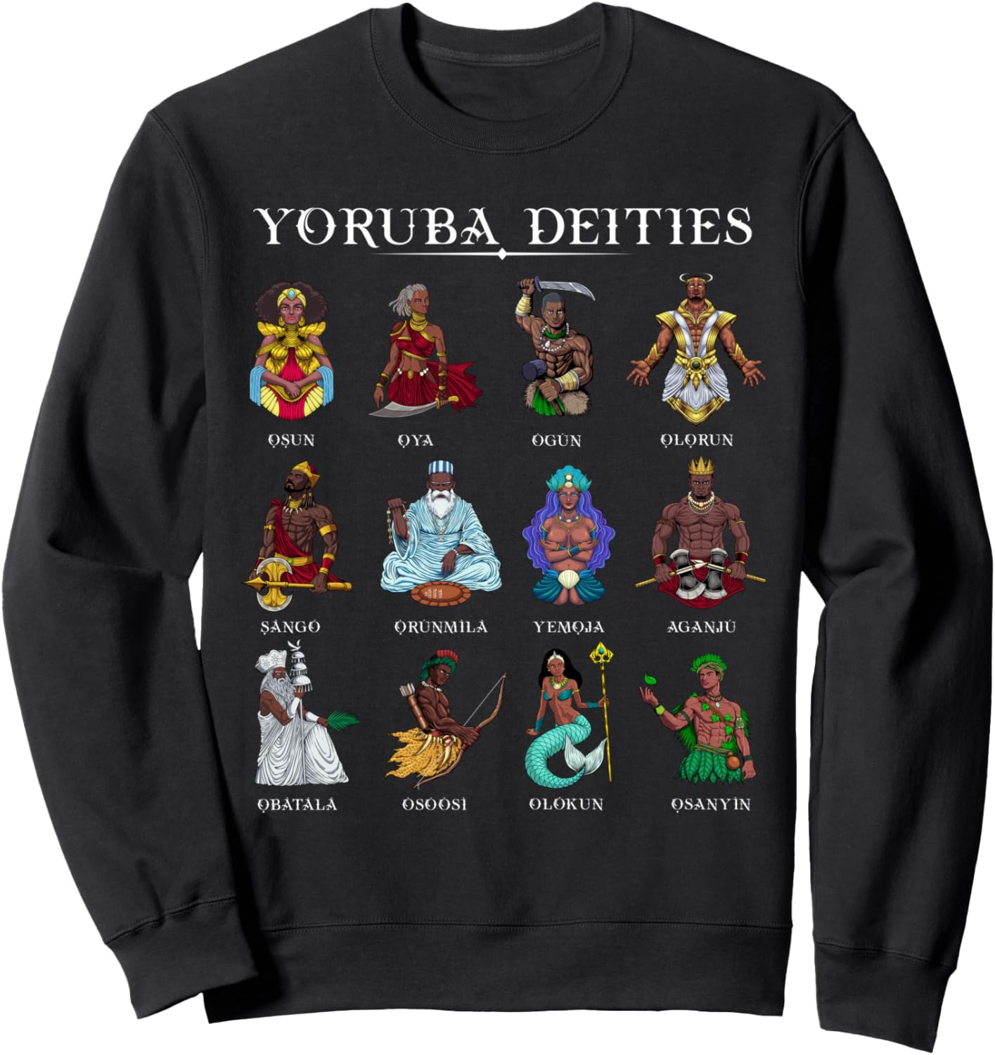 

Толстовка Yorba Gods, черная Yoruba Religious Design, Черный, Толстовка Yorba Gods, черная Yoruba Religious Design