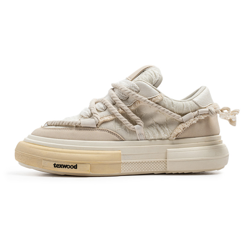

TEXWOOD Мужские кеды Casual Beige с низким верхом, цвет Beige