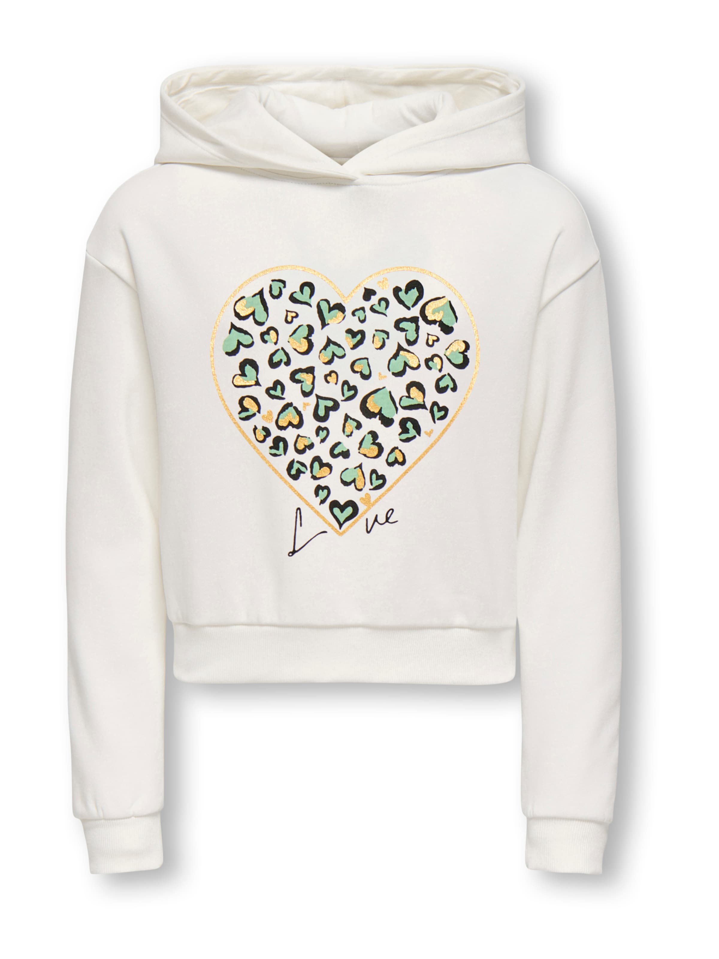 

ONLY GIRLS Толстовка 'KOGCooper' в белом цвете