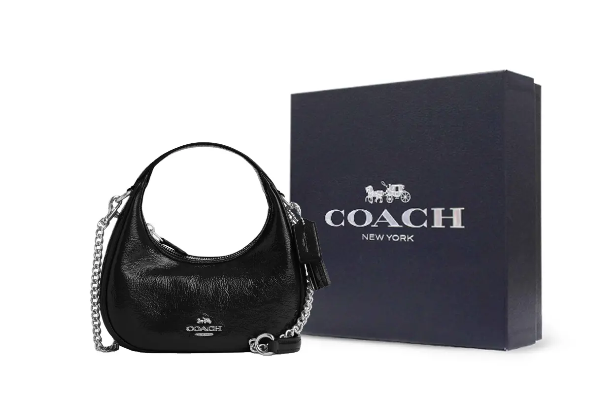 

COACH Кожаная мини-сумка через плечо