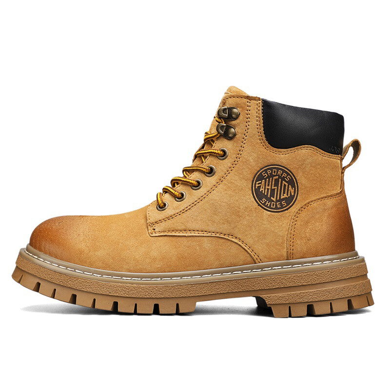 

Мужские ботинки Cahhrrn X Martin Boot Men Beige Jioushen
