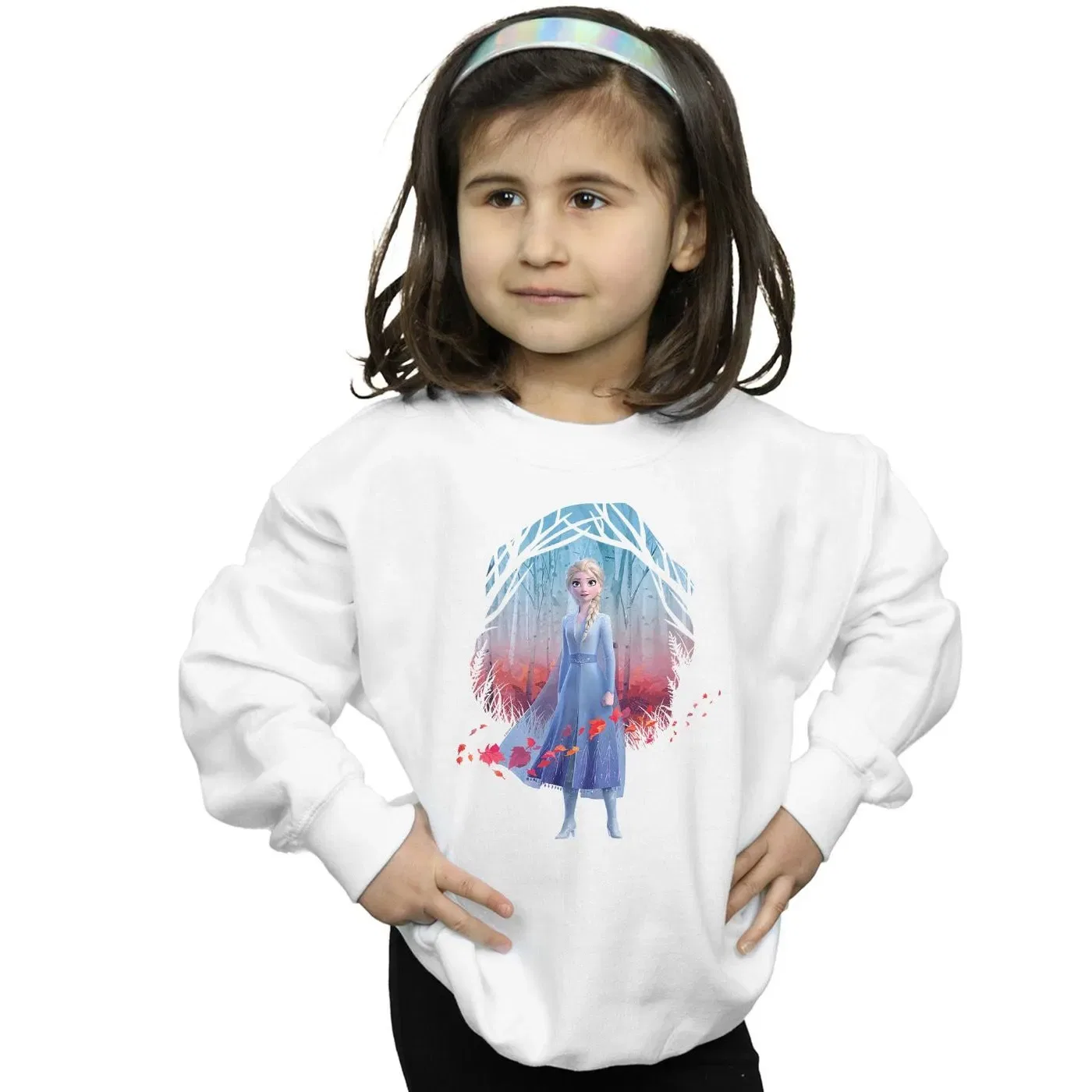 Детская толстовка Frozen 2 Elsa Find The Way Disney, белый