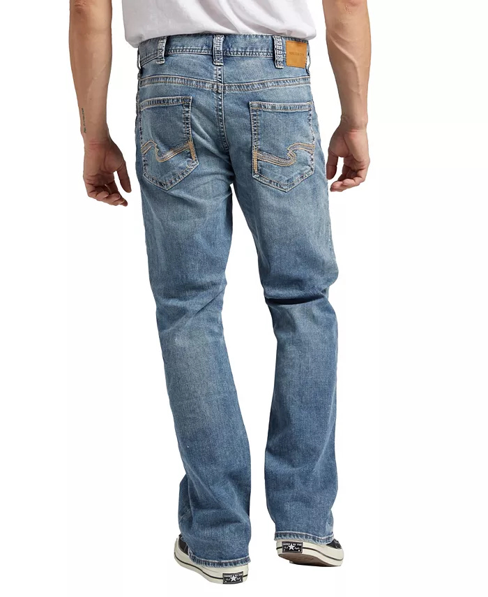 

Мужские джинсы Craig Classic Fit Bootcut Stretch Silver Jeans Co., синий