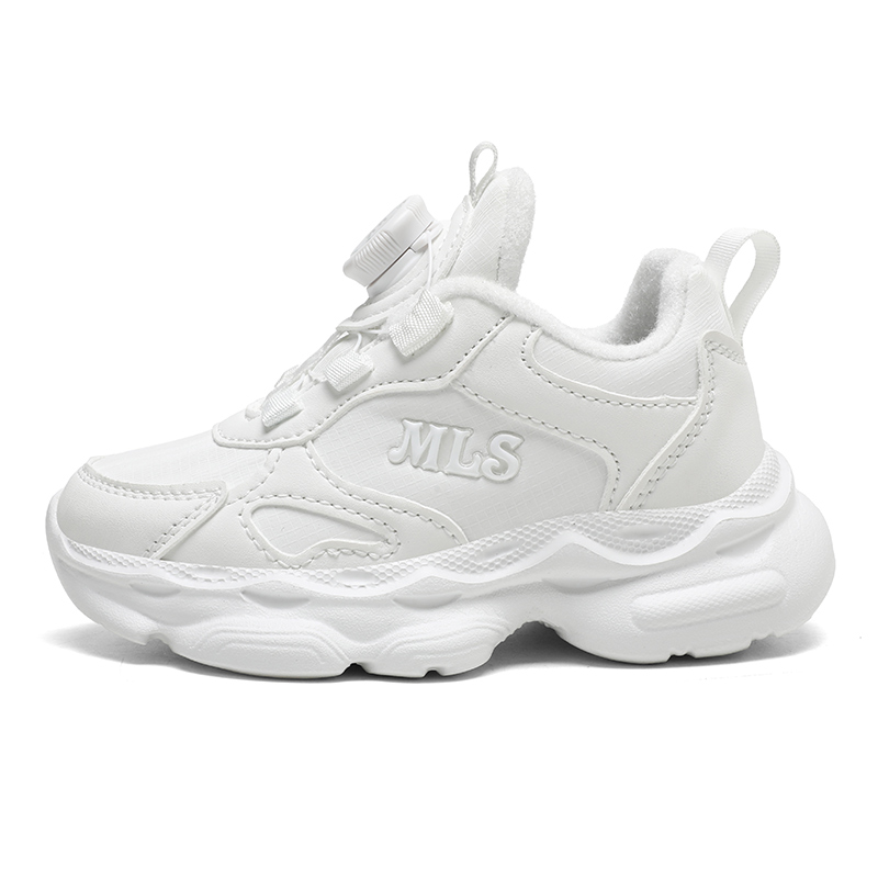 

Нескользящие, износостойкие, легкие, амортизирующие детские кроссовки для бега Mulinsen, белый