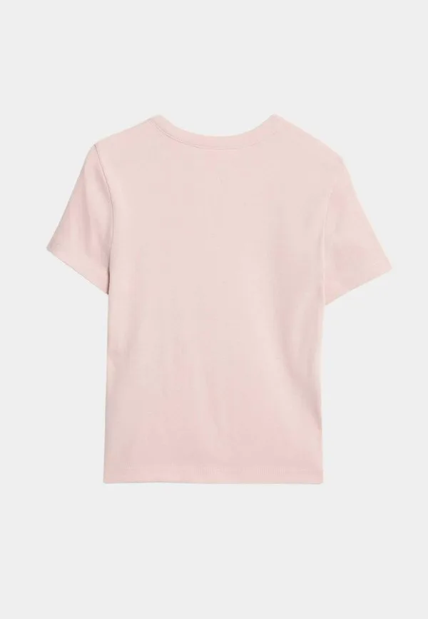 Укороченная футболка с принтом "лило и стич" Marks & Spencer, Pink — фото 3
