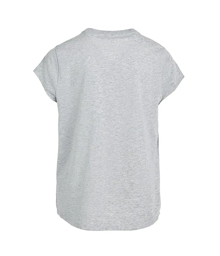 Футболка Essential Heather Tee Adidas Kids, Medium Heather Grey — фото 2
