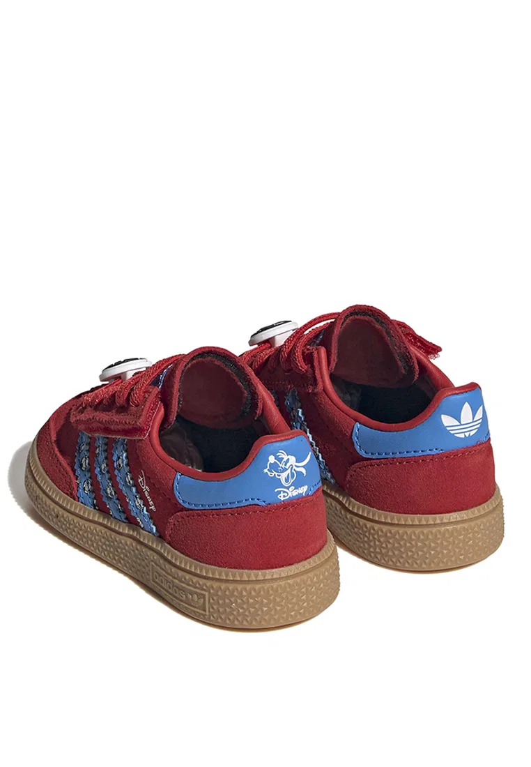 Детские кроссовки, на эластичных шнурках, модель Handball Spezial, Disney x ADIDAS, красный/синий — фото 4