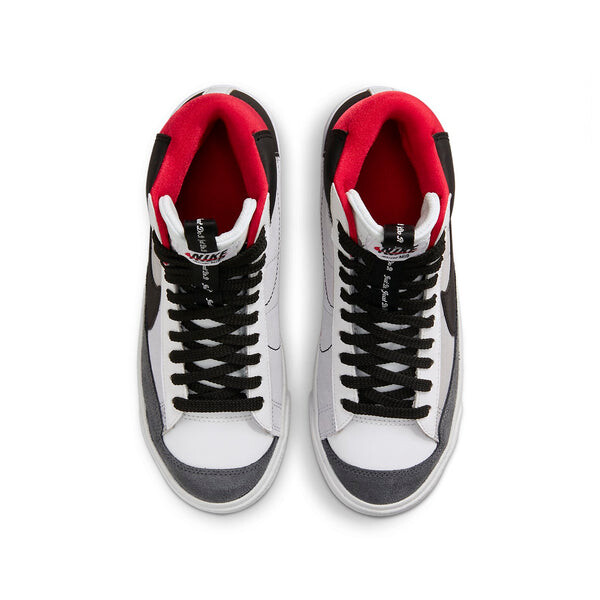 Кроссовки blazer mid '77 se 'dance - white black red' Nike, белый — фото 4