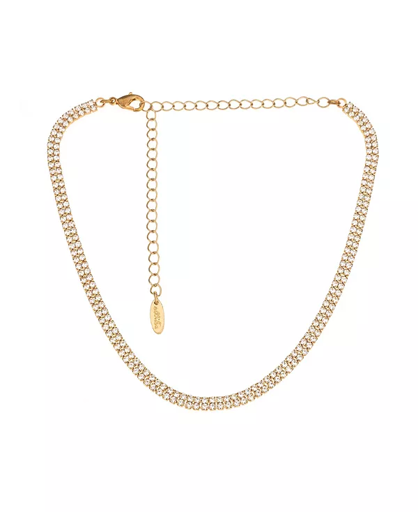 

Ожерелье-Чокер Simplicity с покрытием из 18-каратного золота Ettika, gold