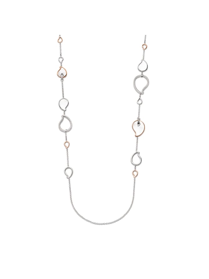 

Ti Sento Milano Колье "с перламутровыми вставками, двухцветное, с покрытием из розового золота" из серебра