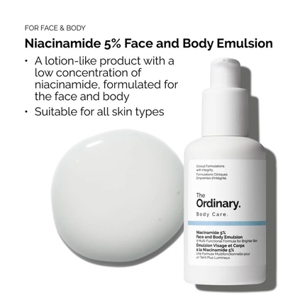 Эмульсия The Ordinary — Ниацинамид % для лица и тела, 100 мл — фото 2