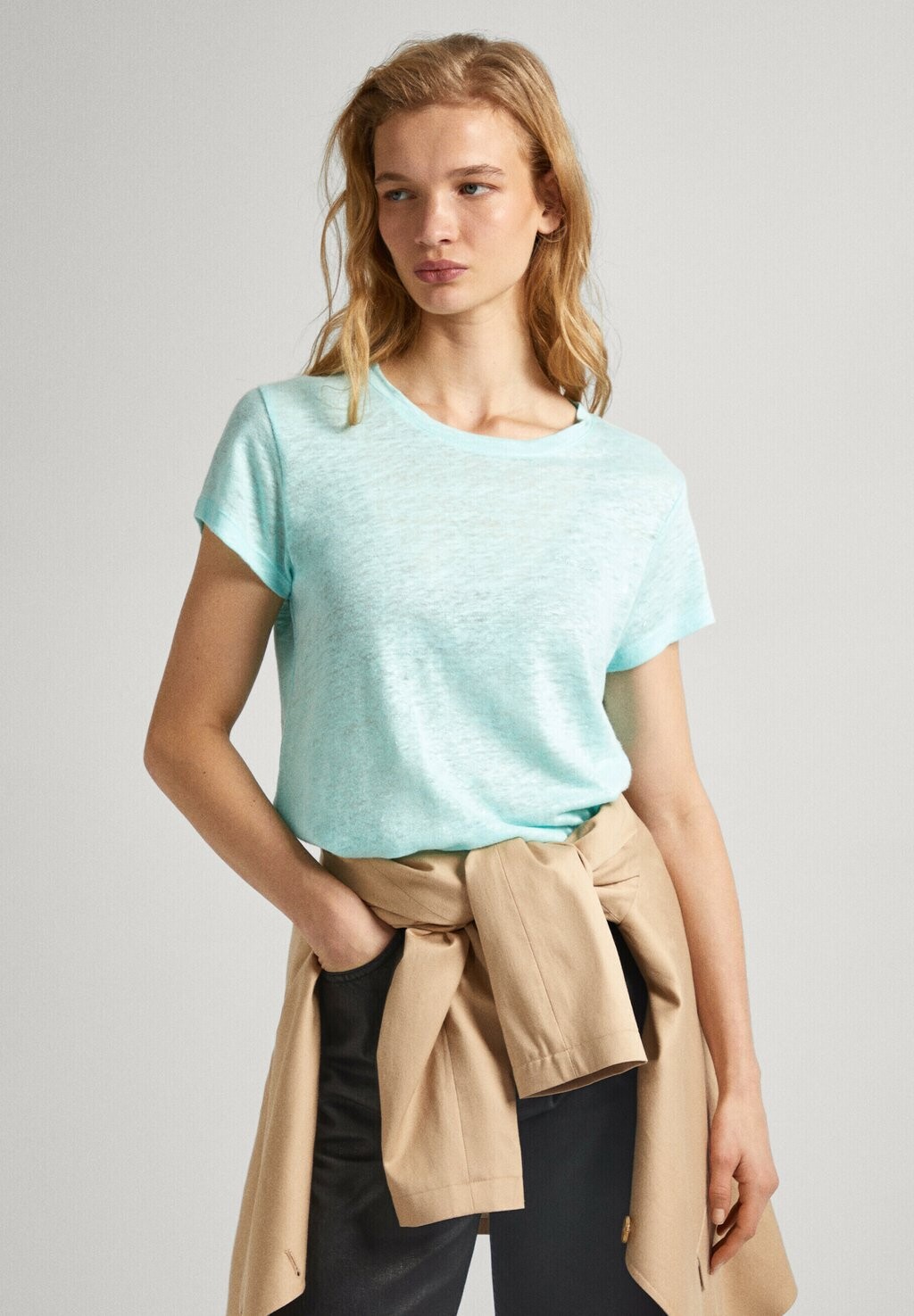 

Футболка базовая LILIAN Pepe Jeans, цвет aqua blue