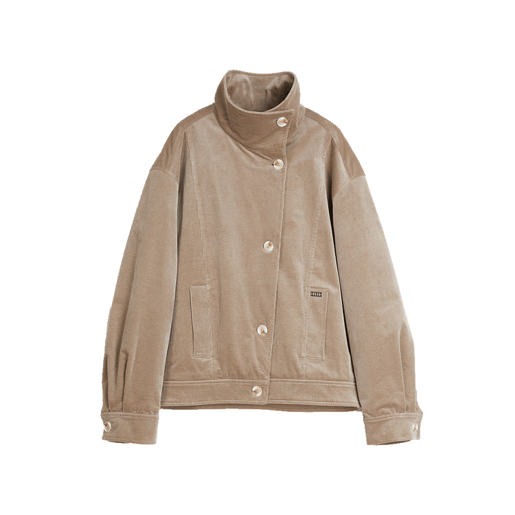 

ELLE Короткое пальто Women's Khaki Green