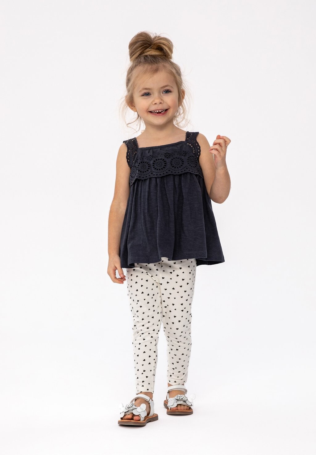 

Леггинсы 2 PCS SET MINOTI, цвет dark grey white