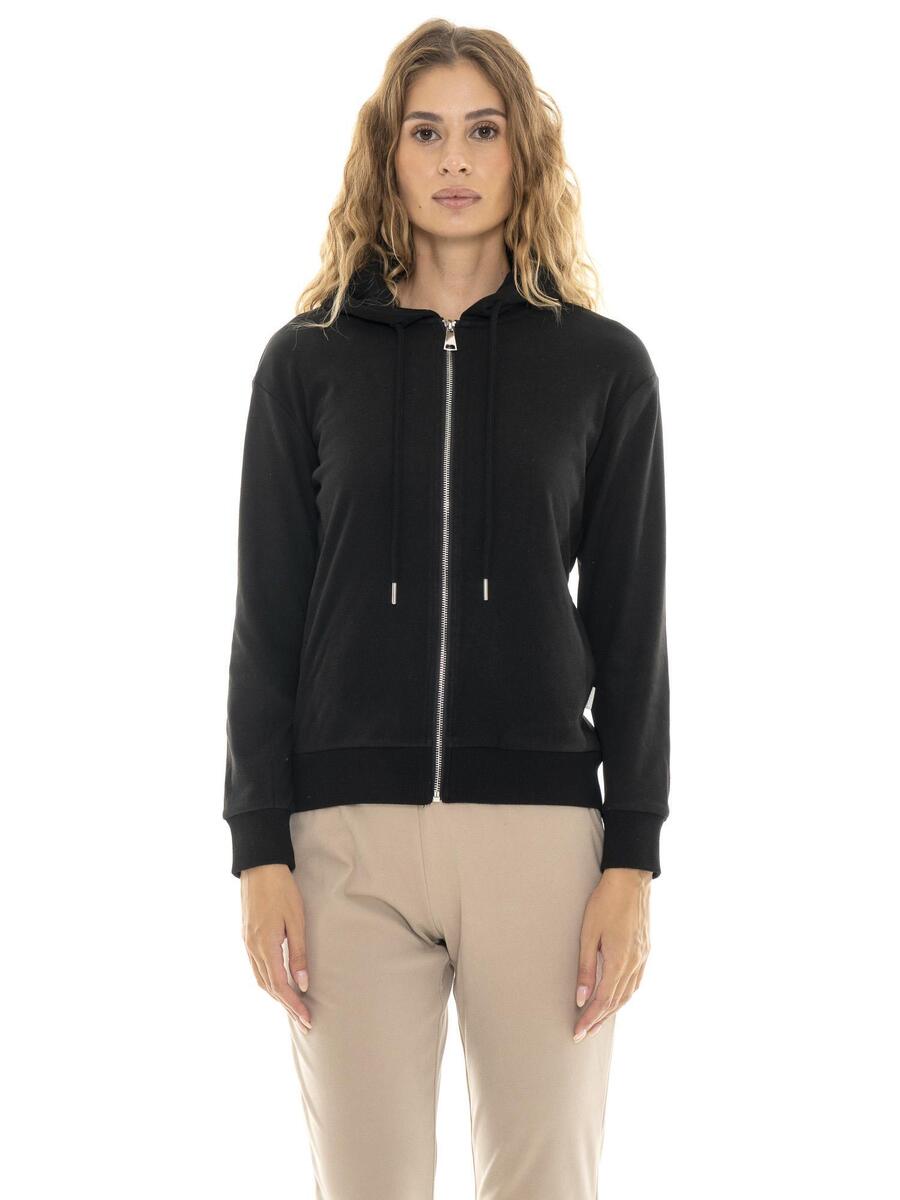 

LEONE 1947 APPAREL Женская толстовка с капюшоном свободного кроя на молнии