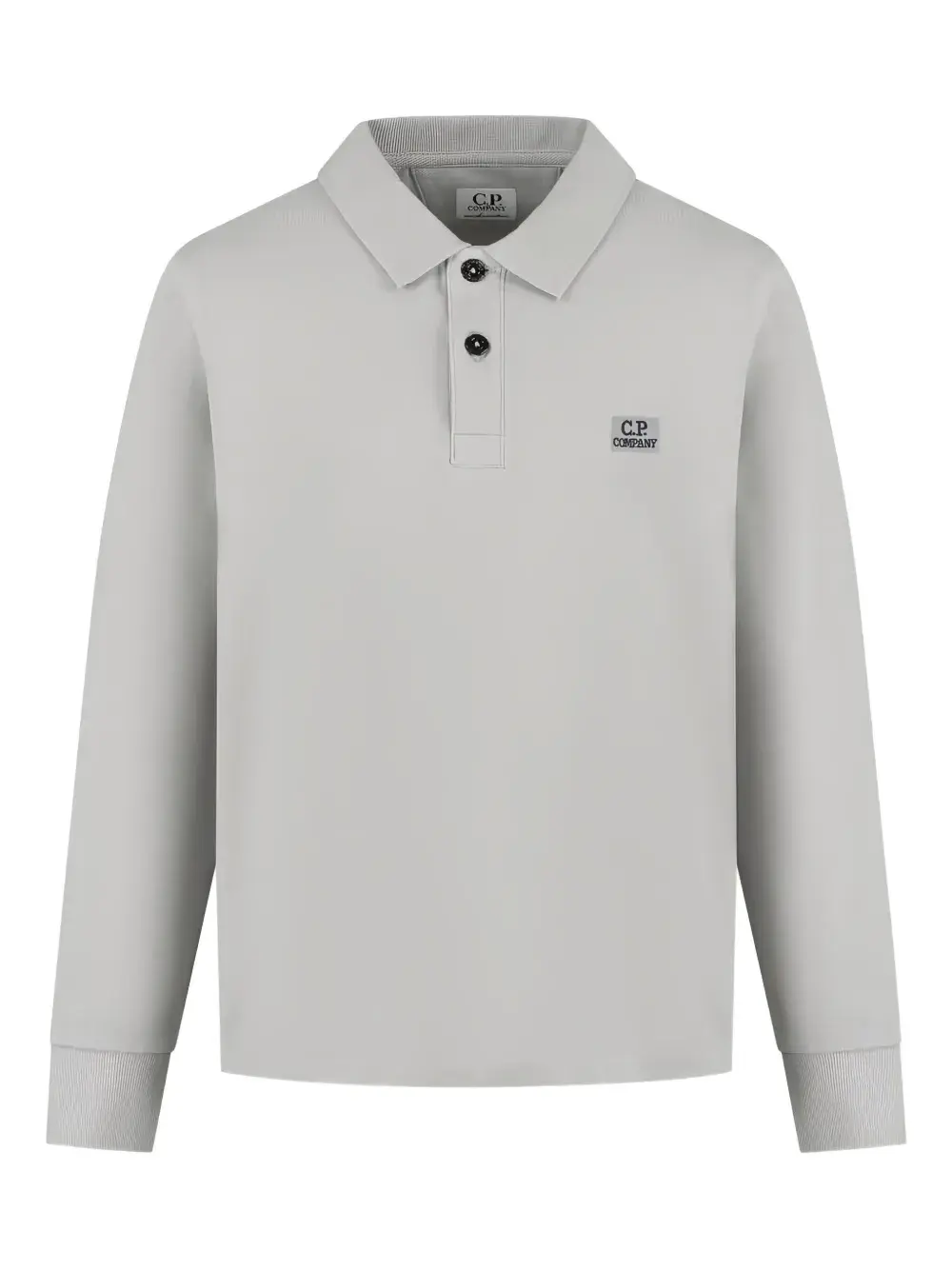 

Поло с длинными рукавами C.P. Company Kids, серый