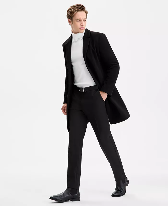 

Мужское пальто из кашемира Regular-Fit Hugo Boss, черный