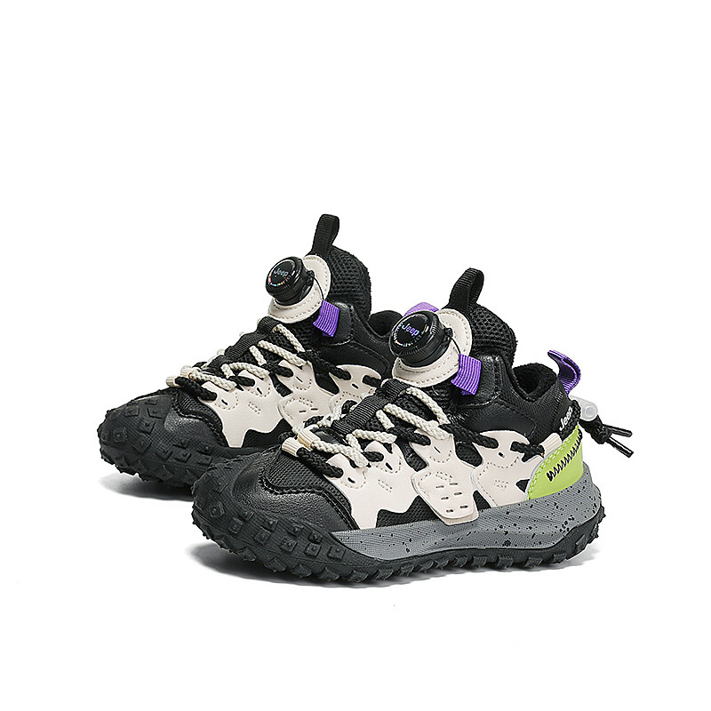 Кроссовки Jeep Kids Lifestyle Shoes Kids Mid-top Green, черный/зеленый — фото 2