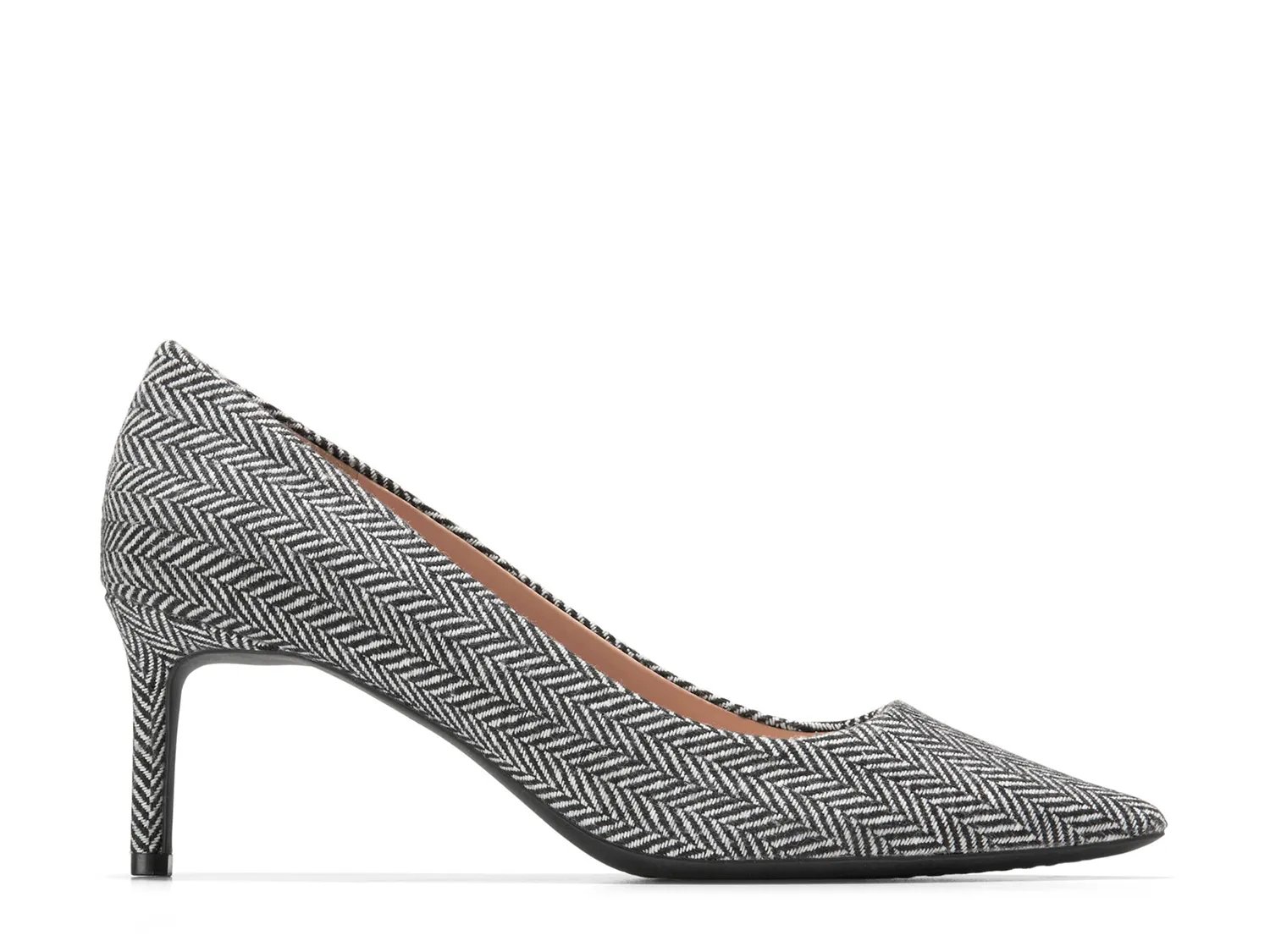 Туфли Cole Haan Go-To Janey Pump, Black/White Herringbone Print — фото 2