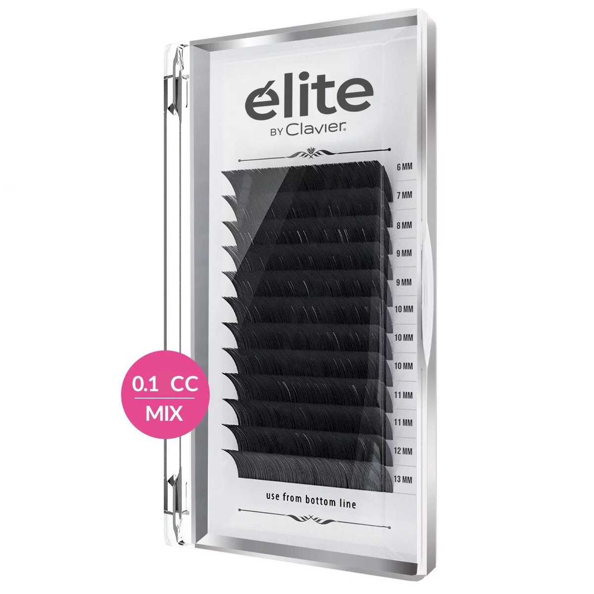 

Ресницы Clavier Elite Mix CC, 0,1