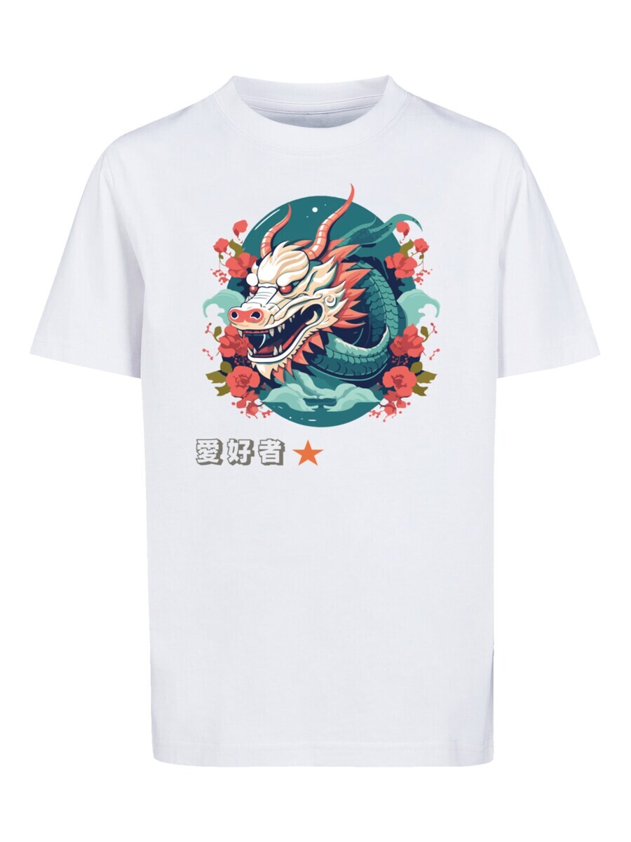

Футболка F4Nt4Stic DRACHE MIT BLUMEN, белый
