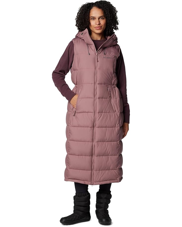 

Утепленный жилет Columbia Pike Lake Long Vest, цвет Fig