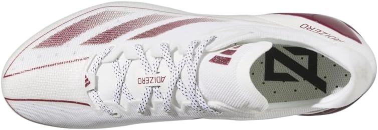 Мужские кроссовки Adidas Adizero Ghost, белый/красный — фото 4