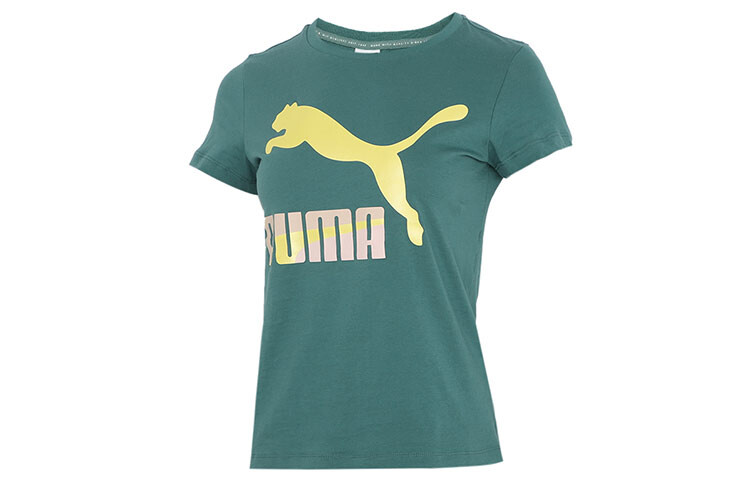 

Футболка женская зеленая Puma