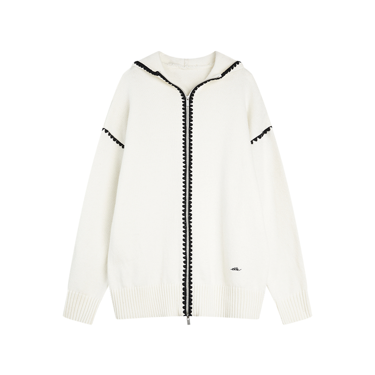 

ELLE Толстовка с капюшоном Ecru для женщин