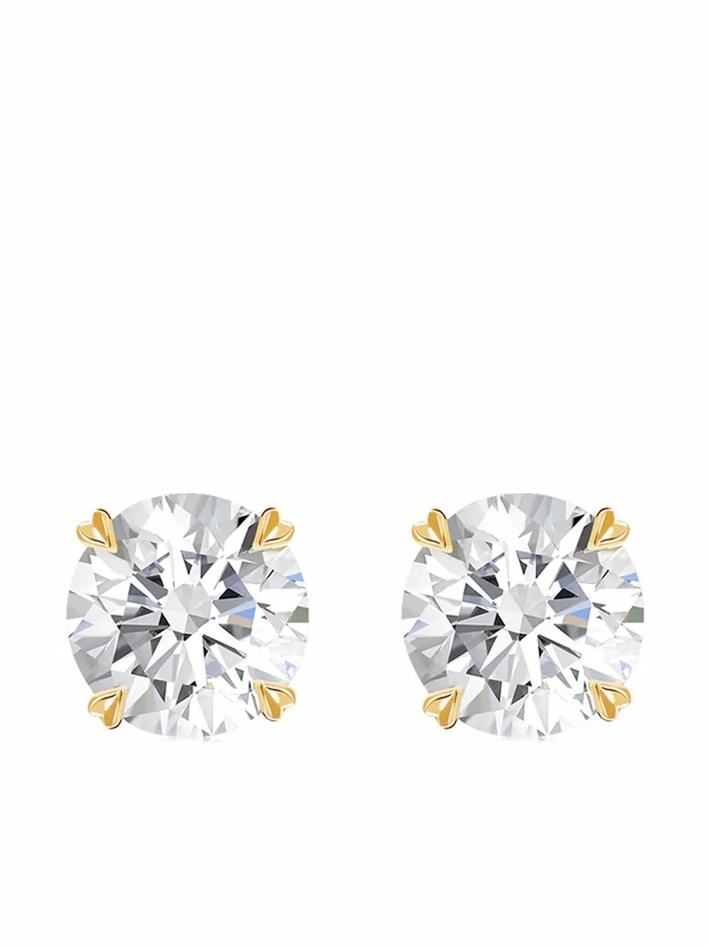 

Серьги-гвоздики из желтого золота с бриллиантами Windsor 0.80ct Pragnell, золотой