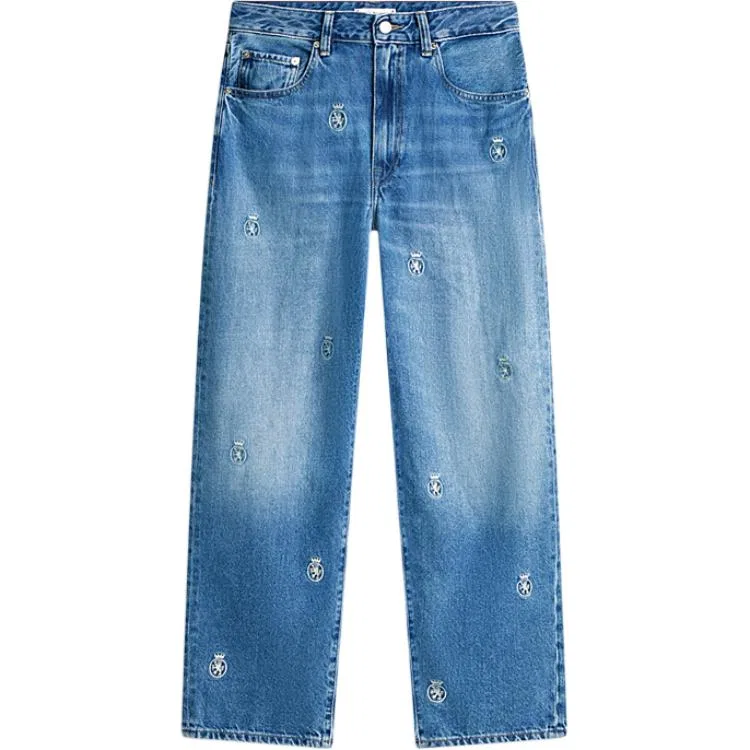 Джинсы женские blue moderate straight fit Tommy Hilfiger