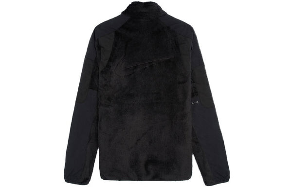Куртка Nike x Drake NOCTA Series Crossover polar fleece Splicing Stay Warm Jacket Asia Edition Black, черный — фото 2