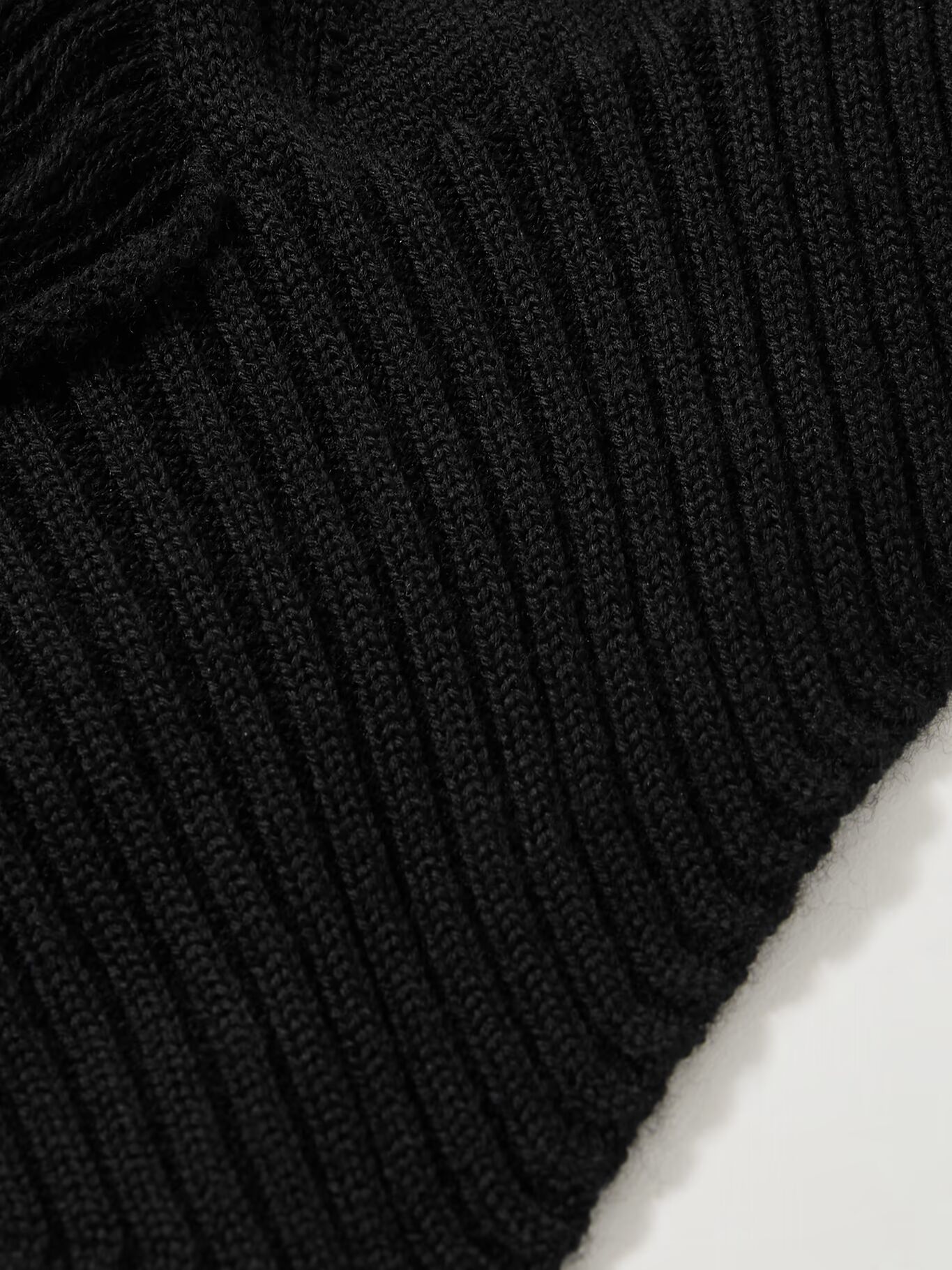 

Балаклава из состаренной шерсти RICK OWENS, черный