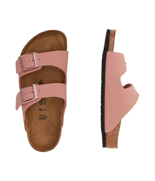 Тапочки из кожи Аризона Narrow fit Birkenstock, розовый — фото 4