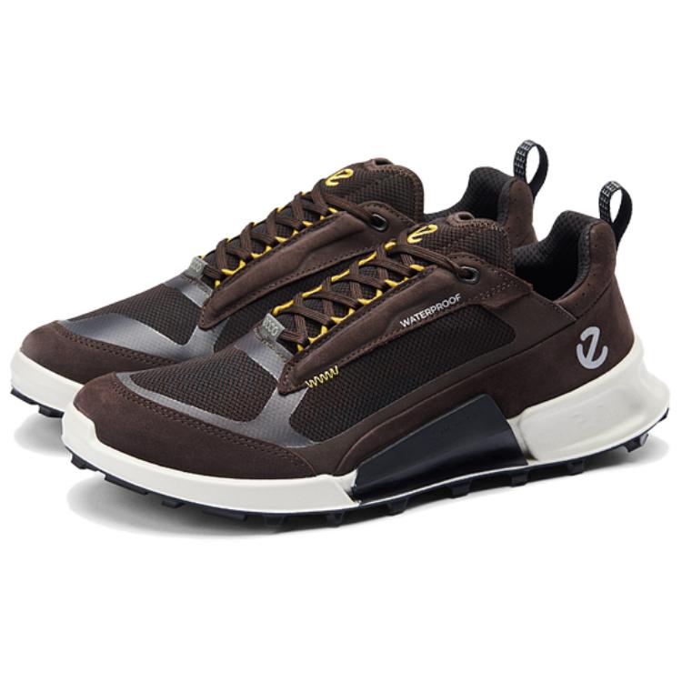 Мужские повседневные туфли с амортизацией Low-Top Mocha Brown Ecco — фото 4