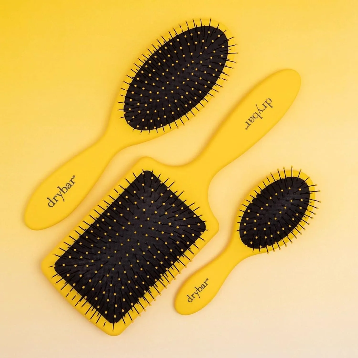 Мини-щетка для распутывания волос Drybar Lil' Lemon Drop, Yellow — фото 3