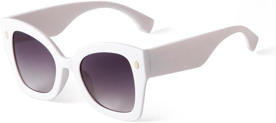 

MUTYNE Винтажные солнцезащитные очки с толстой оправой для женщин, многоугольная оправа с леопардовым принтом, модные очки для женщин с защитой от УФ-излучения UV400, C3