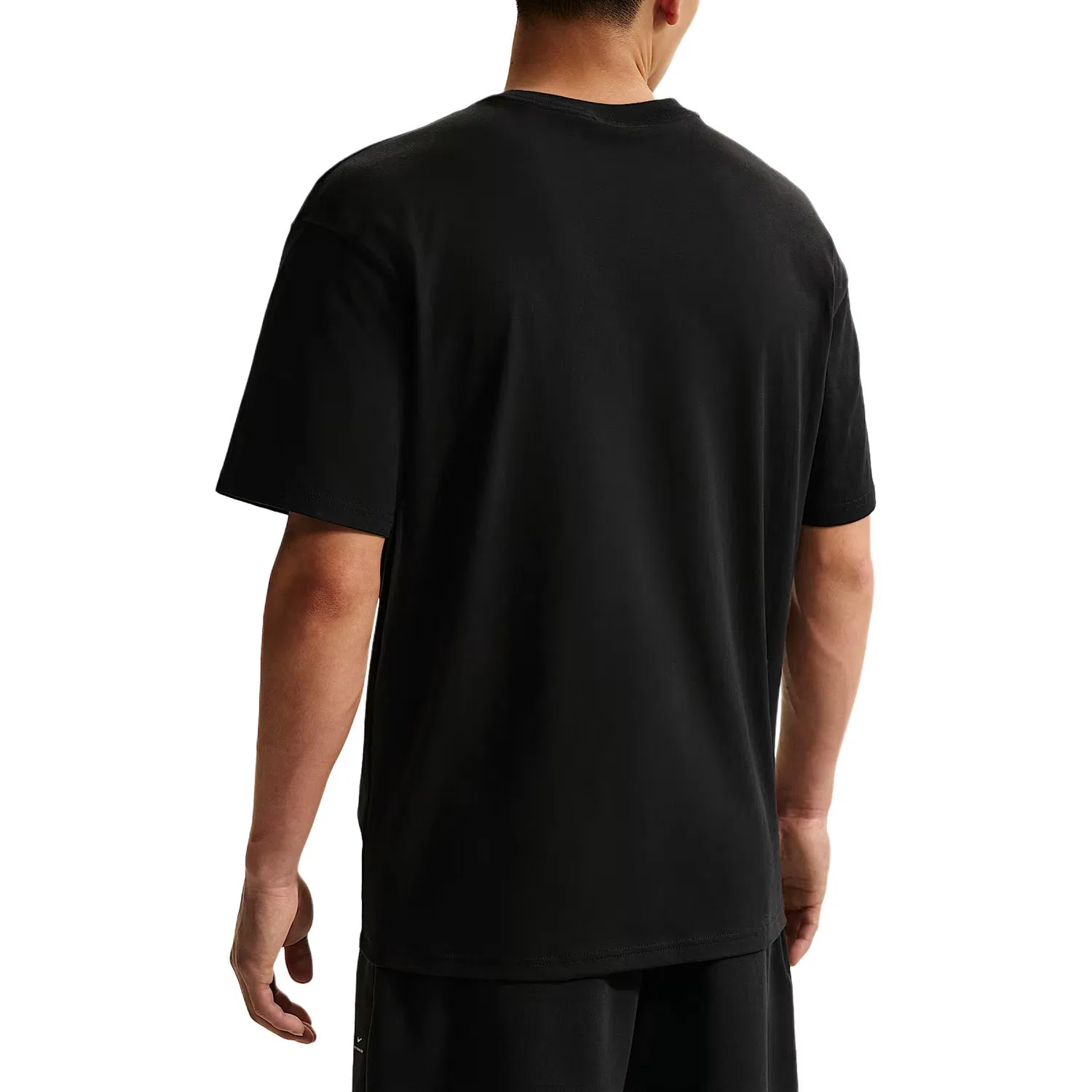 Футболка Standard Issue Quick Dry мужская Nike, Black/Light Ivory White — фото 3