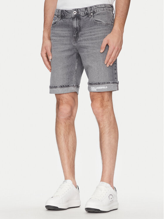 

Облегающие джинсовые шорты A2M10082 Karl Lagerfeld Jeans, серый