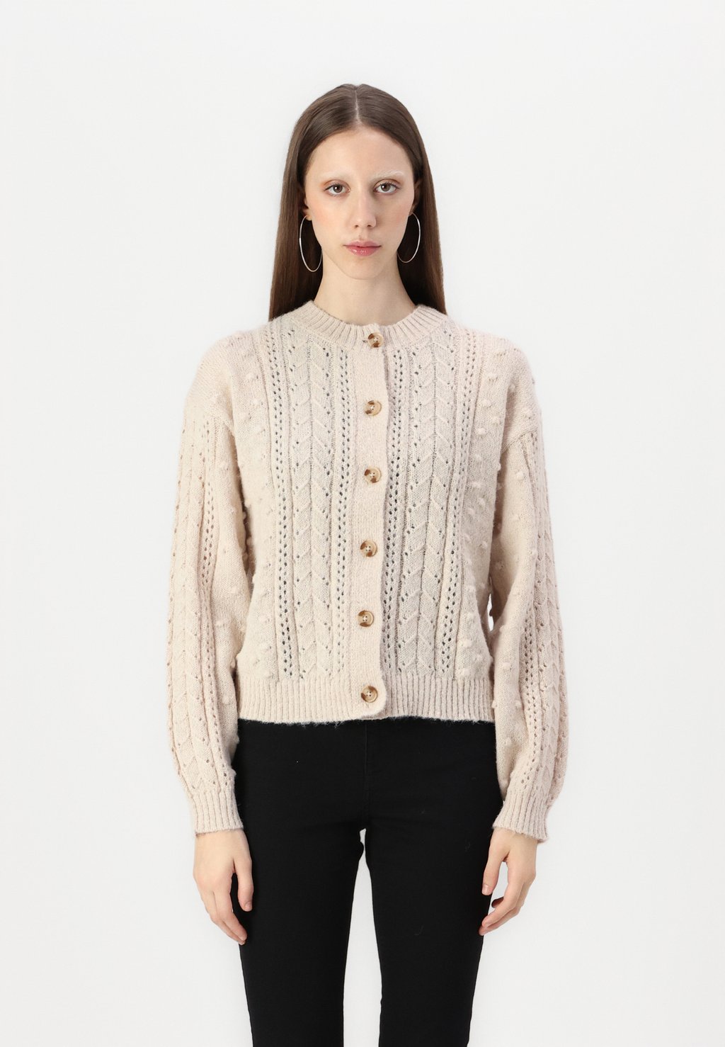 

Кардиган JDYSIGRID LIFE CABLE CARDIGAN JDY, серый