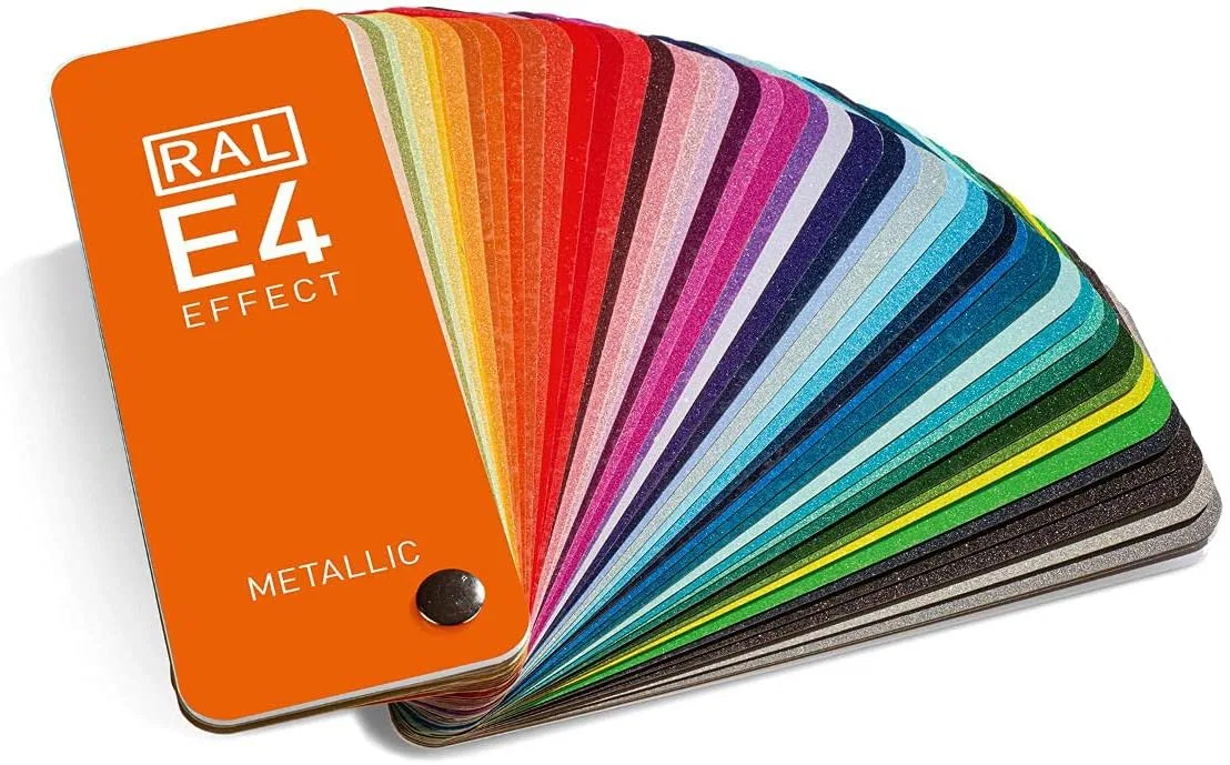 Палитра цветов RAL E4 metallic 70 цветов