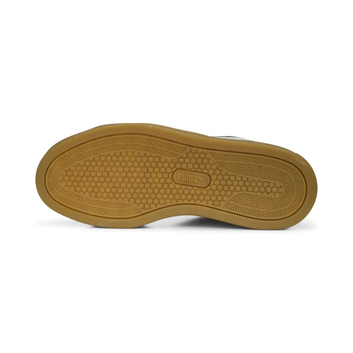 Кроссовки PUMA "Smash Platform V3 Замшевые кроссовки женские", цвет Black White Gold — фото 4